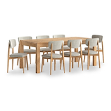 Penryn Oak 150-200cm Extending Dining Table from Roseland Furniture