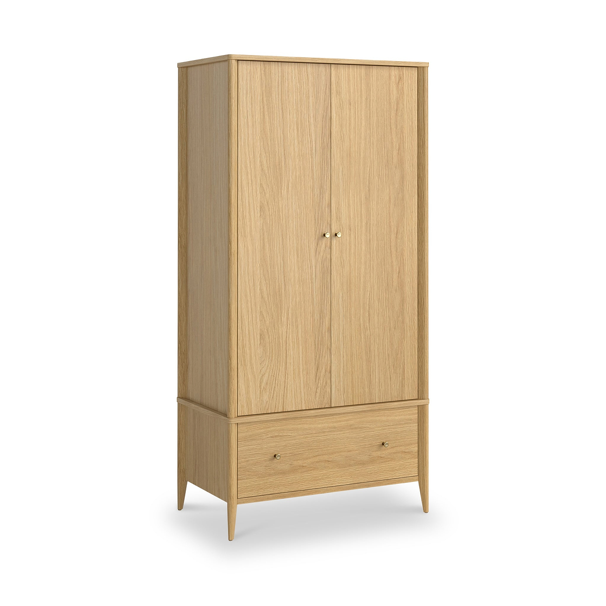 Cavell Oak Double Wardrobe Natural  from Roseland Furniture