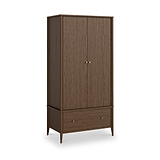 Cavell Oak Double Wardrobe Brown from Roseland Furniture