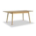 Flintham Oak 140-190cm Ext Dining Table Dims from Roseland Furniture