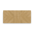 Flintham Oak 140-190cm Ext Dining Table Dims from Roseland Furniture