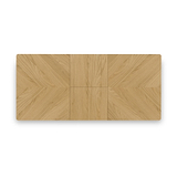 Flintham Oak 140-190cm Ext Dining Table Dims from Roseland Furniture