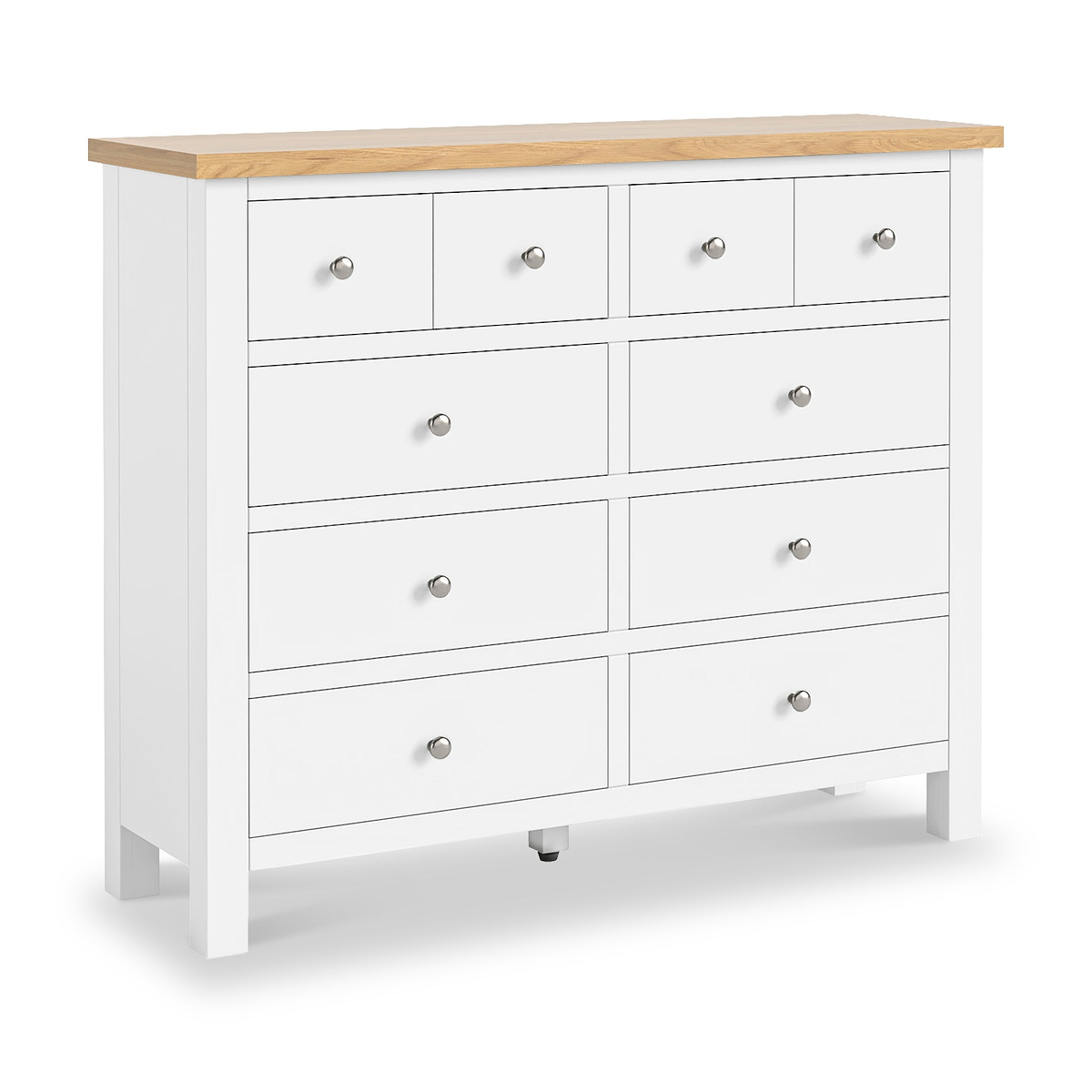 Farrow-4-over-6-drawer-chest-white  from Roseland Furniture