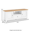 Farrow-XL-150cm-TV-Stand-white from Roseland Furniture
