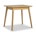 Flintham Oak 80cm Bistro Dining Table Dims from Roseland Furniture