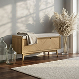 Flintham Oak Storage Bench from Roseland Furniture