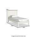 Trelan Bedframe Single Coconut from Roseland Furniture