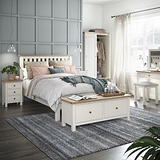 Trelan Bedframe Double Coconut from Roseland Furniture