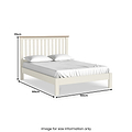 Trelan Bedframe Double Coconut from Roseland Furniture