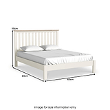 Trelan Bedframe King Coconut from Roseland Furniture