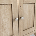 Farrow Oak 2 Door Small Sideboard from Roseland Furniture