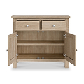 Farrow Oak 2 Door Small Sideboard from Roseland Furniture