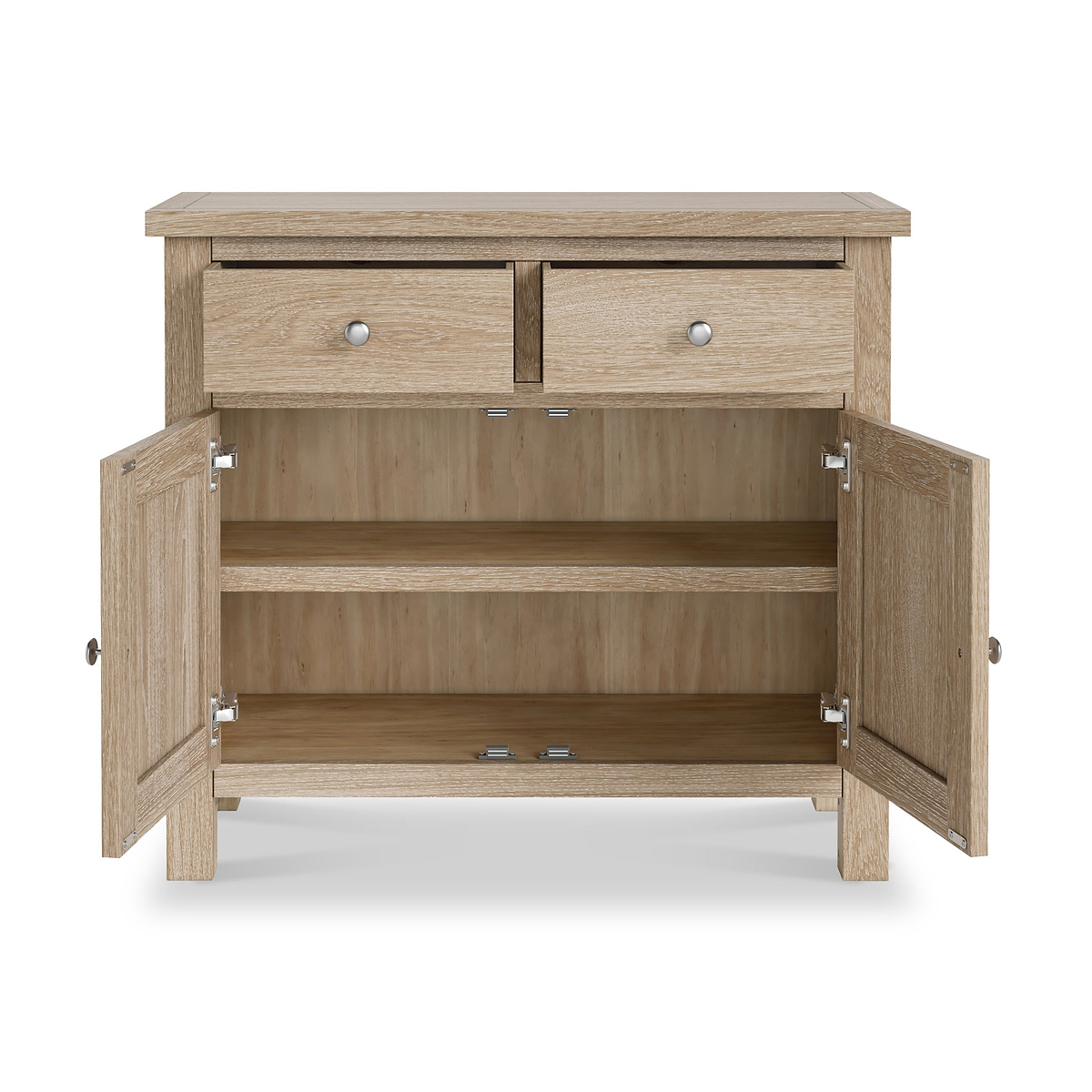 Farrow Oak 2 Door Small Sideboard from Roseland Furniture