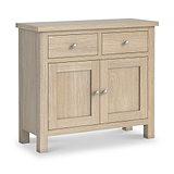 Farrow-Oak-2-Door-Small-Sideboard from Roseland Furniture