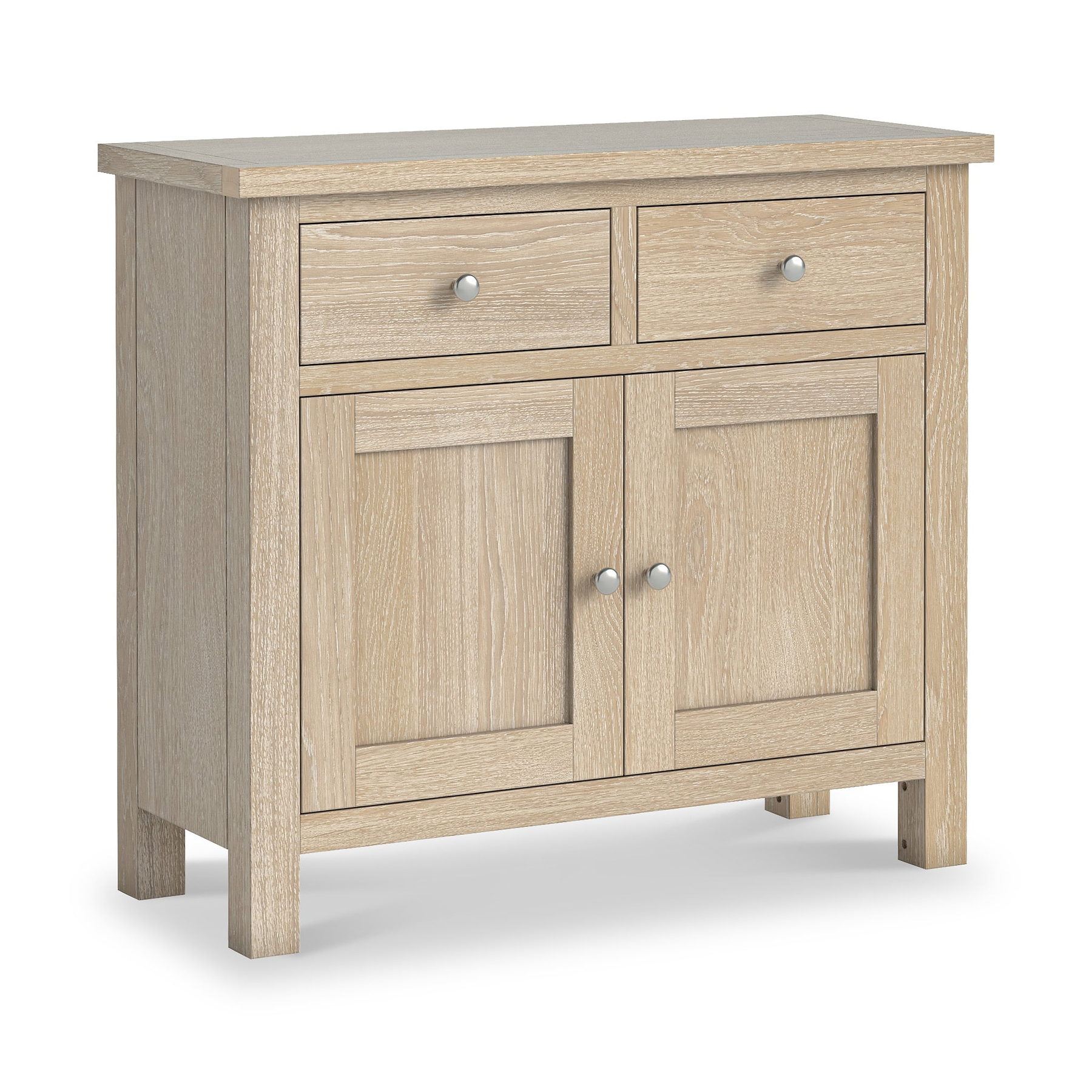 Farrow-Oak-2-Door-Small-Sideboard from Roseland Furniture