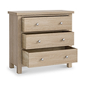 Farrow Oak 3 Drawer Chest from Roseland Furniture