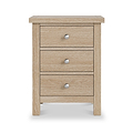 Farrow-oak-xl-3-drawer-bedside  from Roseland Furniture