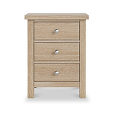 Farrow-oak-xl-3-drawer-bedside  from Roseland Furniture