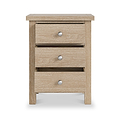 Farrow-oak-xl-3-drawer-bedside  from Roseland Furniture