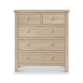 Farrow Oak XL 2 over 3 Drawer Chest from Roseland Furniture
