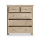 Farrow Oak XL 2 over 3 Drawer Chest from Roseland Furniture