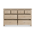 Farrow Oak XL 8 Drawer Chest from Roseland Furniture