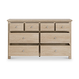 Farrow Oak XL 8 Drawer Chest from Roseland Furniture