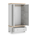 Farrow XL Double Wardrobe with Drawer from Roseland Furniture
