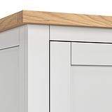 Farrow XL Double Wardrobe with Drawer from Roseland Furniture