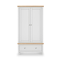 Farrow XL Double Wardrobe with Drawer from Roseland Furniture