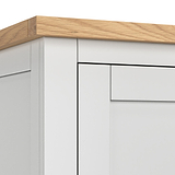 Farrow XL Triple Wardrobe with 2 Drawers from Roseland Furniture
