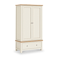 Farrow XL Double Wardrobe with Drawer from Roseland Furniture