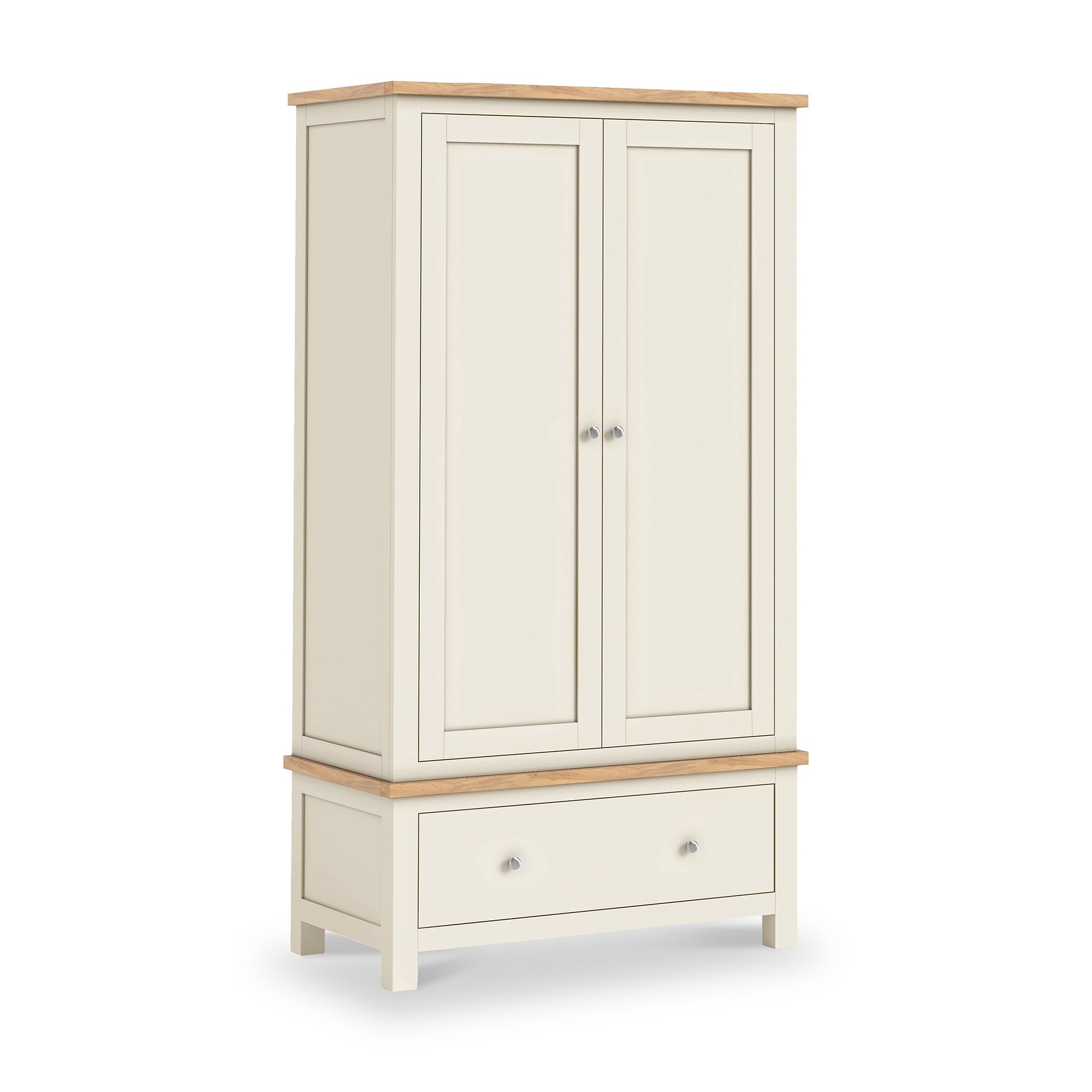 Farrow XL Double Wardrobe with Drawer from Roseland Furniture