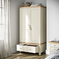 Farrow XL Double Wardrobe with Drawer from Roseland Furniture
