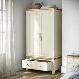 Farrow XL Double Wardrobe with Drawer from Roseland Furniture
