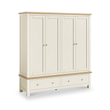 Farrow-4-door-wardrobe-cream from Roseland Furniture