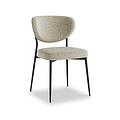 Fierro Boucle Dining Chair Oatmeal from Roseland Furniture