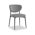 Fierro Boucle Dining Chair Grey from Roseland Furniture
