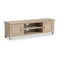 Treland Washed Oak 160cm Extra Large TV Unit from Roseland Furniture