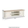 Trelan 160cm Extra Large TV Unit Coconut from Roseland Furniture