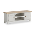 Trelan 125cm Large TV Unit Light Grey from Roseland Furniture