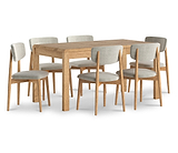 Penryn Oak 115 150cm Extending Dining Table from Roseland Furniture