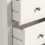 Celine Coconut White Oak Top 2 Over 3 Drawer Chest from Roseland Furniture