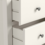 Celine Coconut White Oak Top 6 Drawer Chest from Roseland Furniture