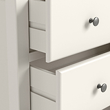 Celine Coconut White Oak Top 4 Drawer Tallboy Chest from Roseland Furniture