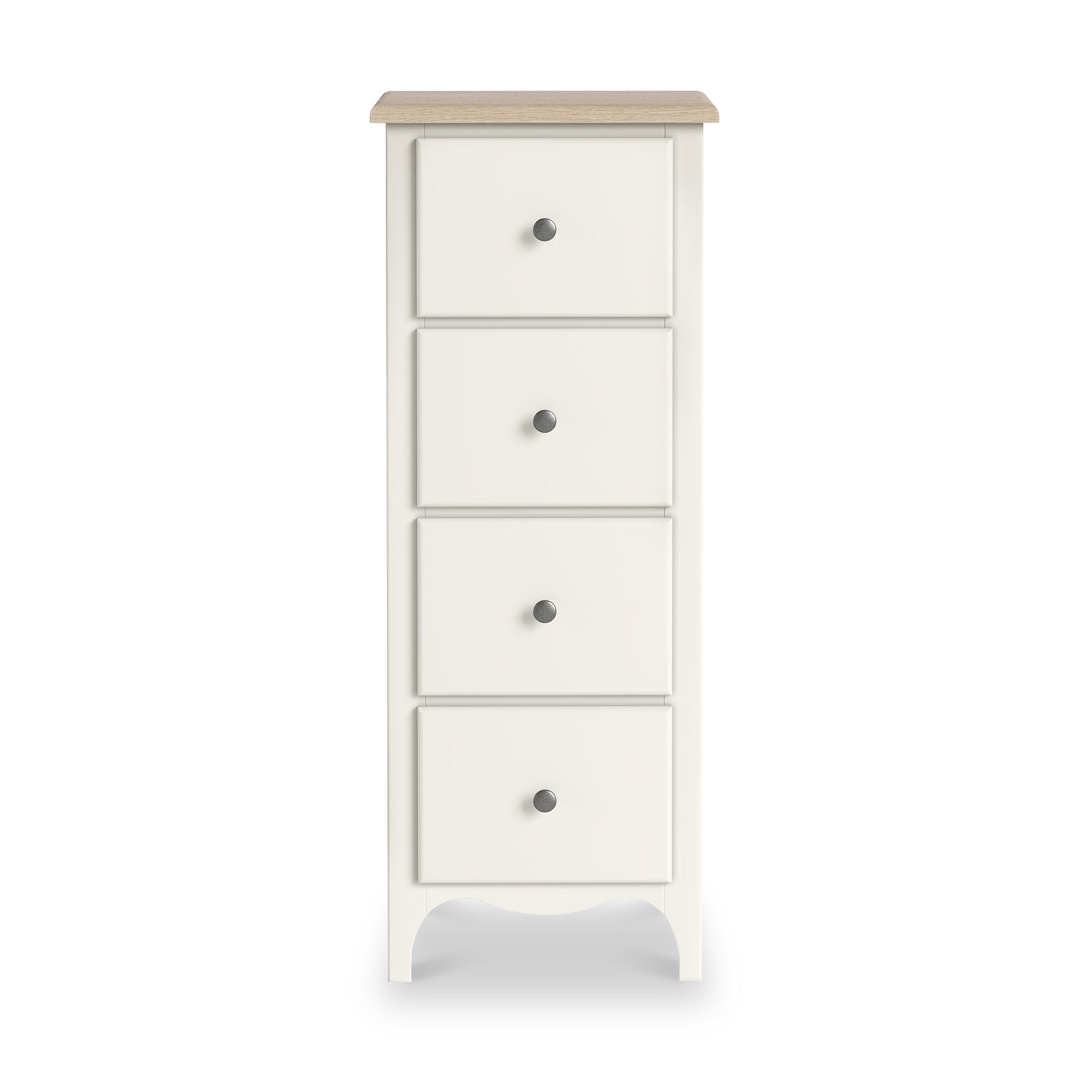 Celine Coconut White Oak Top 4 Drawer Tallboy Chest from Roseland Furniture