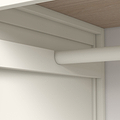 Celine Coconut White Oak Top Double Wardrobe from Roseland Furniture