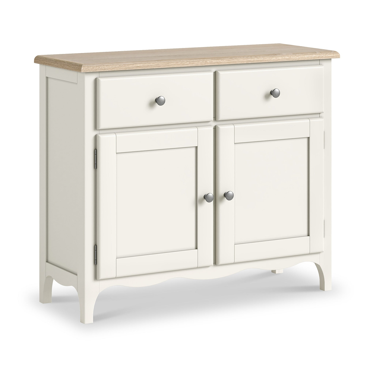 Celine Coconut White Oak Top Small Sideboard from Roseland Furniture