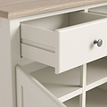 Celine Coconut White Oak Top Small Sideboard from Roseland Furniture