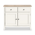 Celine Coconut White Oak Top Small Sideboard from Roseland Furniture